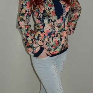 Jeans usor prespalati, nuanta de albastru deschis - Img 4