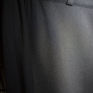 Pantalon de zi cu aplicatii de voal,nuanta neagra - Img 6