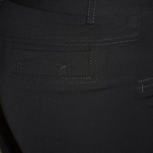 Pantalon femei, negru, talie inalta si inchidere cu fermoar - Img 5