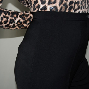 Pantalon vintage, de culoare neagra, design clasic - Img 5