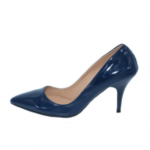 Pantof stiletto, de culoare bleumarin, cu toc cui inalt de 9 cm