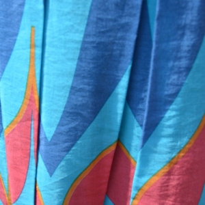 Rochie casual de vara fara maneca si imprimeu multicolor - Img 6