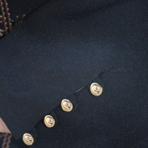 Rochie neagra cu maneci trei-sferturi prevazuta cu broderie - Img 6