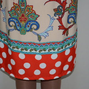Rochie tinereasca, model casual, design rafinat in nuanta rosie - Img 4