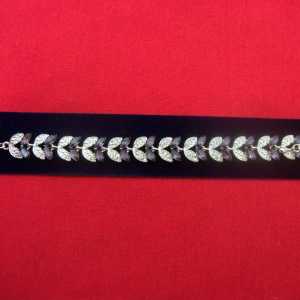 Bratara rafinata, in forma de frunze, bicolore BR-2362-CU - Img 2