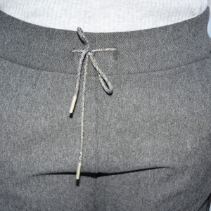 Pantalon casual Jeniffer cu model pe picior ,gri - Img 5