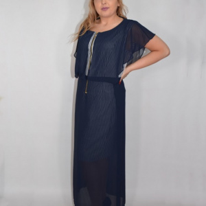 Rochie Joanna,model dungat ,nuanta de bleumarin - Img 6
