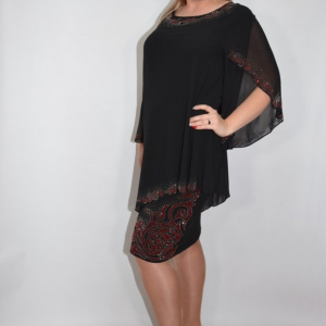 Rochie Lovisa in nuanta de negru cu aplicatii de strasuri - Img 8