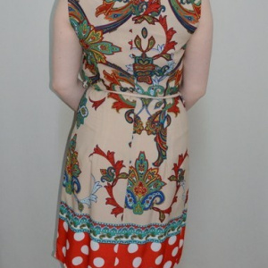 Rochie tinereasca, model casual, design rafinat in nuanta rosie - Img 5