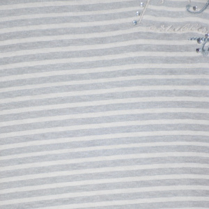 Tricou barbatesc casual ,model cu dungi,nuanta gri - Img 3