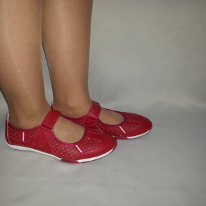 Balerin sport cu bareta si design de perforatii deosebite - Img 5