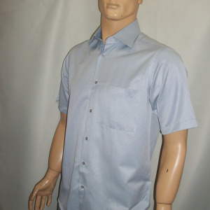 Camasa alba sau gri, model casual, cu imprimeu in tesatura - Img 2