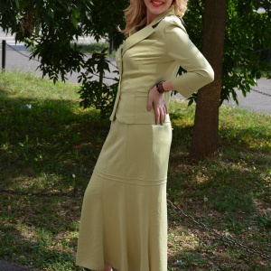 Costum elegant , in nuanta de verde deschis - Img 7
