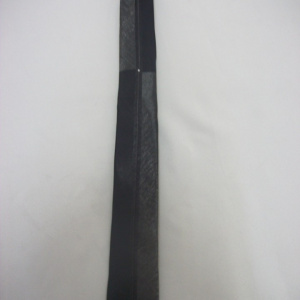 Cravata rafinata, de culoare neaga, negru-gri - Img 1