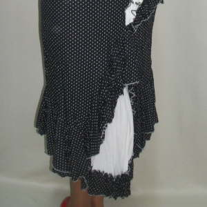 Fusta chic, sofisticata, midi, modele diferite, nuante de alb, negru - Img 4