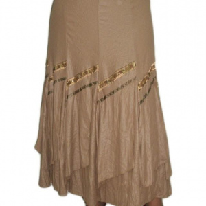 Fusta eleganta, disponibila in marimi mari, si in nuanta de maro - Img 3