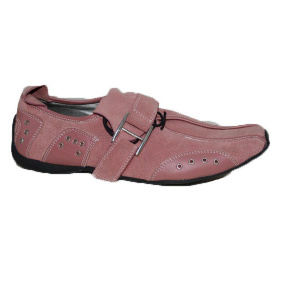 Pantof fashion, nuanta de roz, strasuri argintii aplicate - Img 3