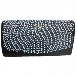 Poseta shic, cu perle mici decorative si strass-uri - Img 6