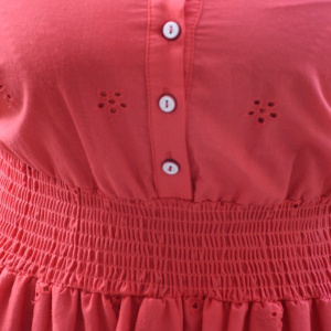 Rochie feminina,de vara corai brodata - Img 5