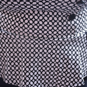 Rochie feminina,rafinata ,negru-alb,partea de sus cu peplum - Img 7