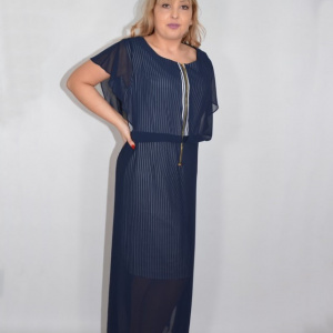 Rochie Joanna,model dungat ,nuanta de bleumarin - Img 5