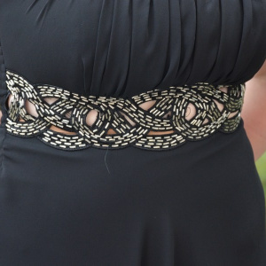 Rochie scurta eleganta din voal, culoare neagra - Img 4