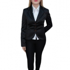 Sacou elegant si rafinat, nuanta de negru, maneci lungi - Img 1