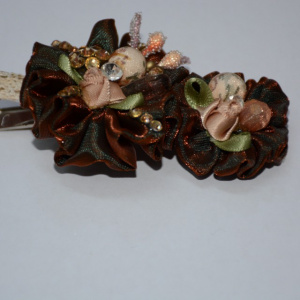Agraf cu model dantelat, diverse nuante, inchidere simpla - Img 2