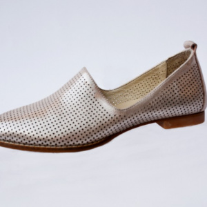 Balerin trendy din piele naturala moale , nuanta de plamaniu - Img 3