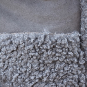 Cardigan tip vesta Xenai cu insertii de blanita pe spate,nuanta de gri - Img 7