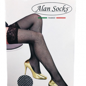Ciorap pantalon cu model deosebit tip plasa si banda adeziva - Img 1