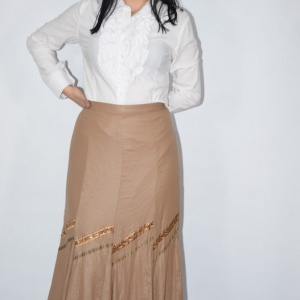 Fusta eleganta, disponibila in marimi mari, si in nuanta de maro - Img 4
