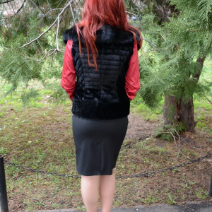 Fusta tinereasca neagra, model scurt, casual cu croiala cambrata - Img 4