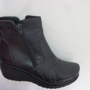 Gheata casual, neagra cu talpa tip pana BO-2257-PL - Img 3
