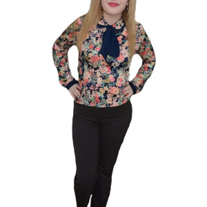 Pantalon lung , de culoare maro, cu un design clasic - Img 1