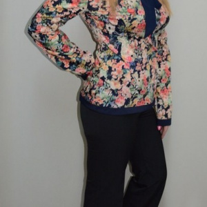 Pantalon lung, model clasic si croi usor evazat, de culoare neagra - Img 6