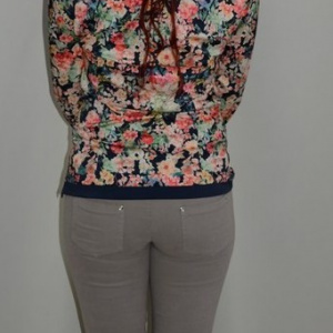 Pantalon simplu, de culoare gri, design simplu si drept - Img 5