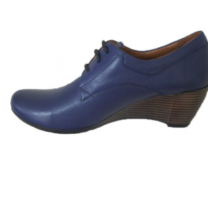 Pantof de primavara-toamna, de culoare bleumarin, model simplu - Img 2