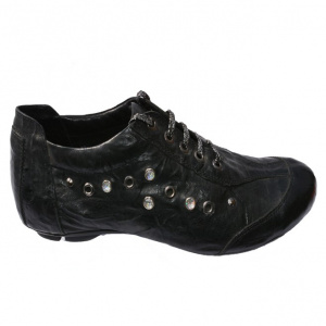 Pantofi sport, cu pietre mici si capse pe laterale - Img 1