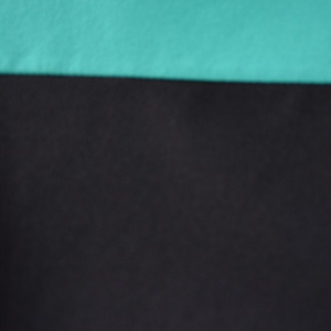 Rochie de lungime mini, de culoare negru-verde - Img 2