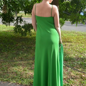 Rochie de seara deosebita, model simplu si rafinat, verde deschis - Img 4