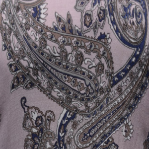 Rochie de vara culoare de pudra cu imprimeu gri - Img 8