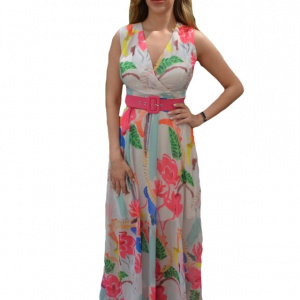 Rochie de zi Greta cu imprimeu floral - Img 1