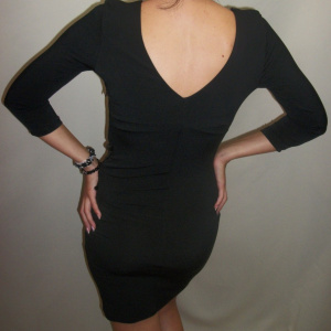 Rochie deosebita, mini, de culoare neagra - Img 5