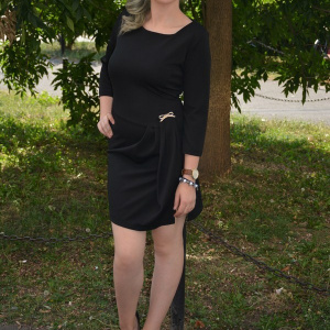 Rochie eleganta, de culoare neagra, midi - Img 6