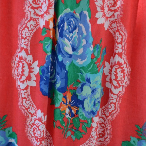 Rochie lejera, de vara, lungime maxi, culoare rosie - Img 2