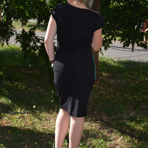 Rochie moderna, tip costumas, disponibila in marimi mari - Img 5