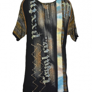 Tricou barbatesc de zi cu design rock,nunta neagra - Img 1
