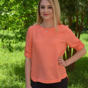 Bluza casual Ada,model simplu,nuanat de corai - Img 7