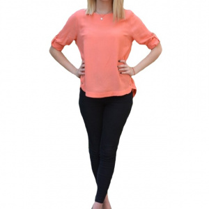 Bluza casual Ada,model simplu,nuanat de corai - Img 1